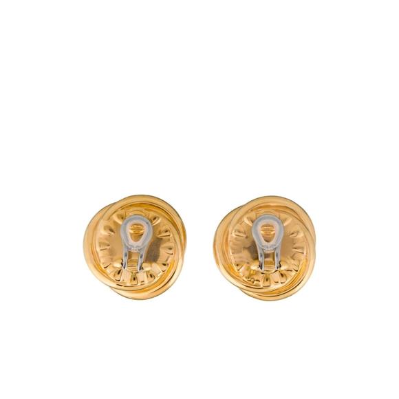 Gucci - Gold-tone Double G Faux Pearl Clip-on Earrings - Picture 4 of 4